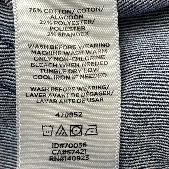 Loft made and loved Modern Skinny Denim Jean Button Fly 26/2 - Picture 13 of 14